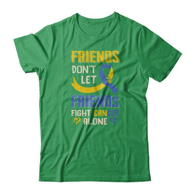 Friends Don't Let Friends Fight Cancer Alone Down Syndrome Awareness-T-Shirt & Tank Top-Premium T-Shirt-Kelly Green