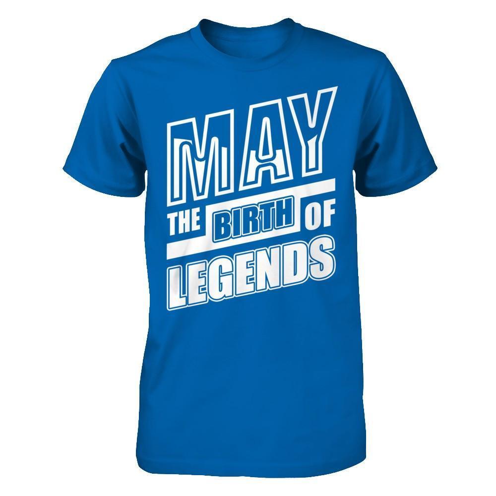 May The Birth Of Legends-T-Shirt & Hoodie-Classic T-Shirt-Royal