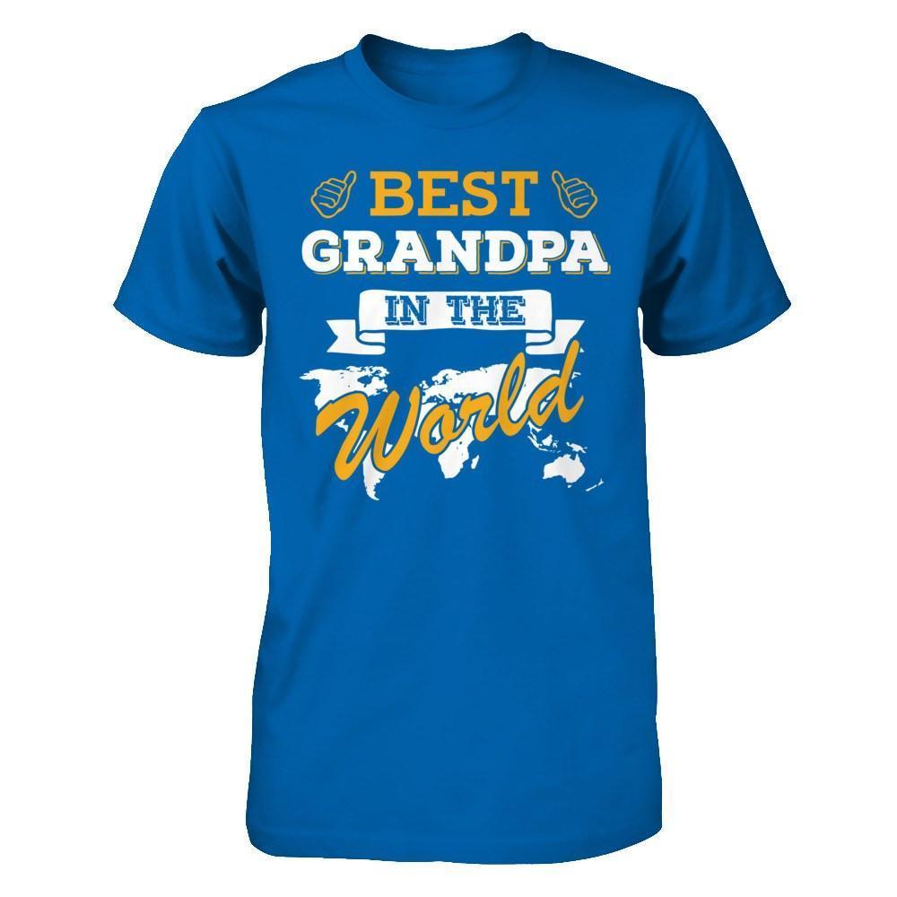 Best Grandpa In The World-T-Shirt & Hoodie-Classic T-Shirt-Royal
