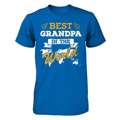 Best Grandpa In The World-T-Shirt & Hoodie-Classic T-Shirt-Royal
