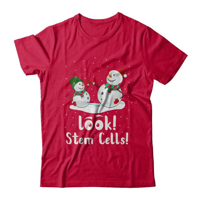 Look Stem Cells Funny Science Xmas Christmas Gifts-T-Shirt & Sweatshirt-Classic T-Shirt-Red