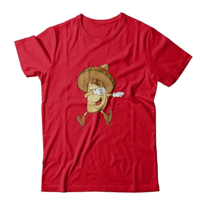 Dabbing Taco Mexican Food Lover-T-Shirt & Tank Top-Premium T-Shirt-Red