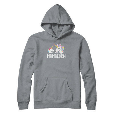Mamacorn Unicorn Mom And Baby Mothers Day-T-Shirt & Tank Top-Pullover Hoodie-Light Steel
