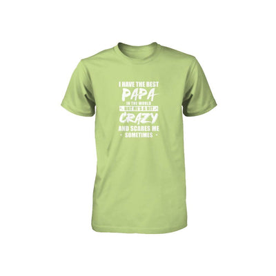 I Have The Best Papa In The World Kids Youth-Youth Shirt-