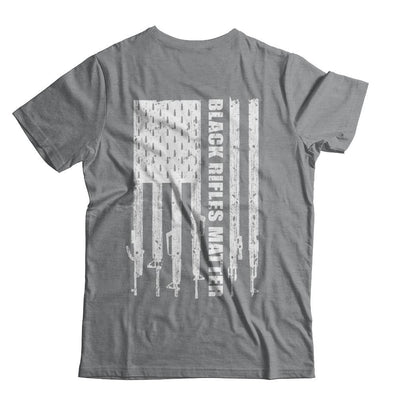Black Rifles Matter 2nd Amendment Ar15-T-Shirt & Hoodie-Classic T-Shirt-Sport Grey