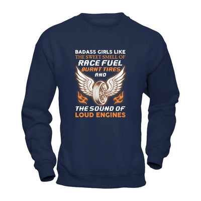 Badass Girls Like The Sweet Smell Of Race Fuel-T-Shirt & Tank Top-