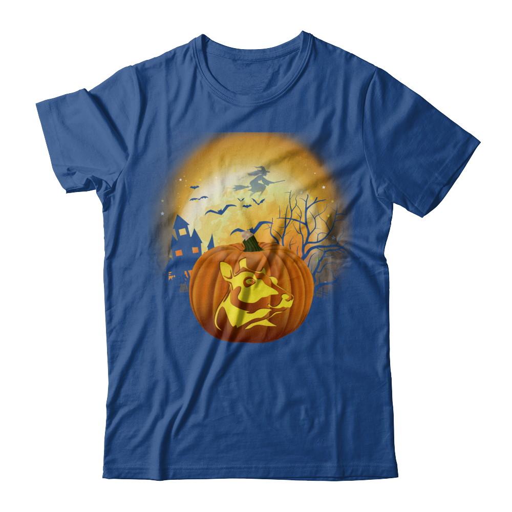 Pumpkin Cow Halloween Human Costume-T-Shirt & Hoodie-Classic T-Shirt-Royal