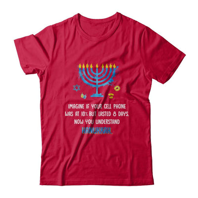 Funny Quote Sarcastic Hanukkah Chanukah Cellphone Gift-T-Shirt & Sweatshirt-Classic T-Shirt-Red