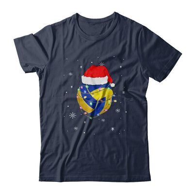 Santa Hat Volleyball Christmas Gifts-T-Shirt & Sweatshirt-Classic T-Shirt-Navy
