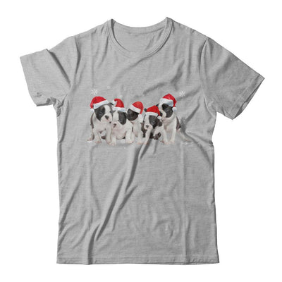 Funny Pit bull Puppies Christmas Dog Gift-T-Shirt & Hoodie-Premium T-Shirt-Heather Gray