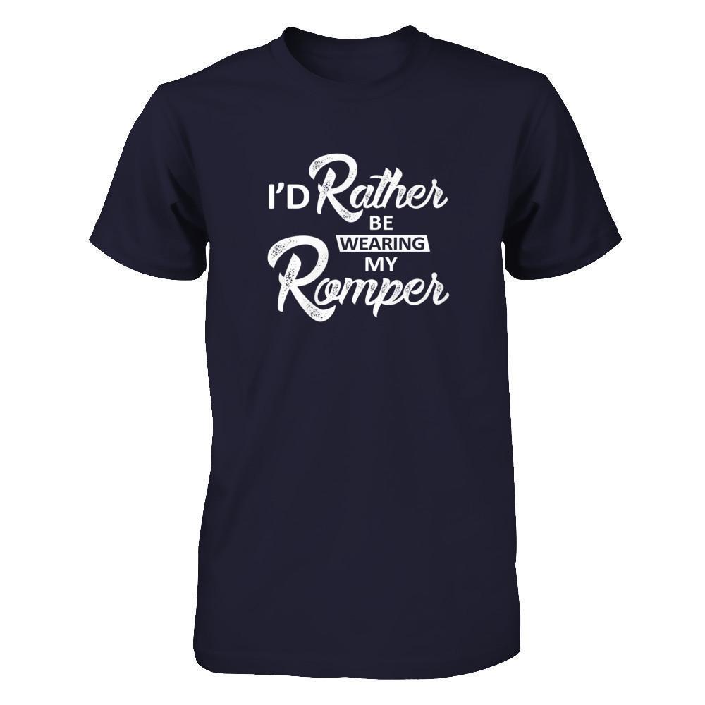 I'd Rather Be Wearing My Romper-T-Shirt & Tank Top-Premium T-Shirt-Midnight Navy