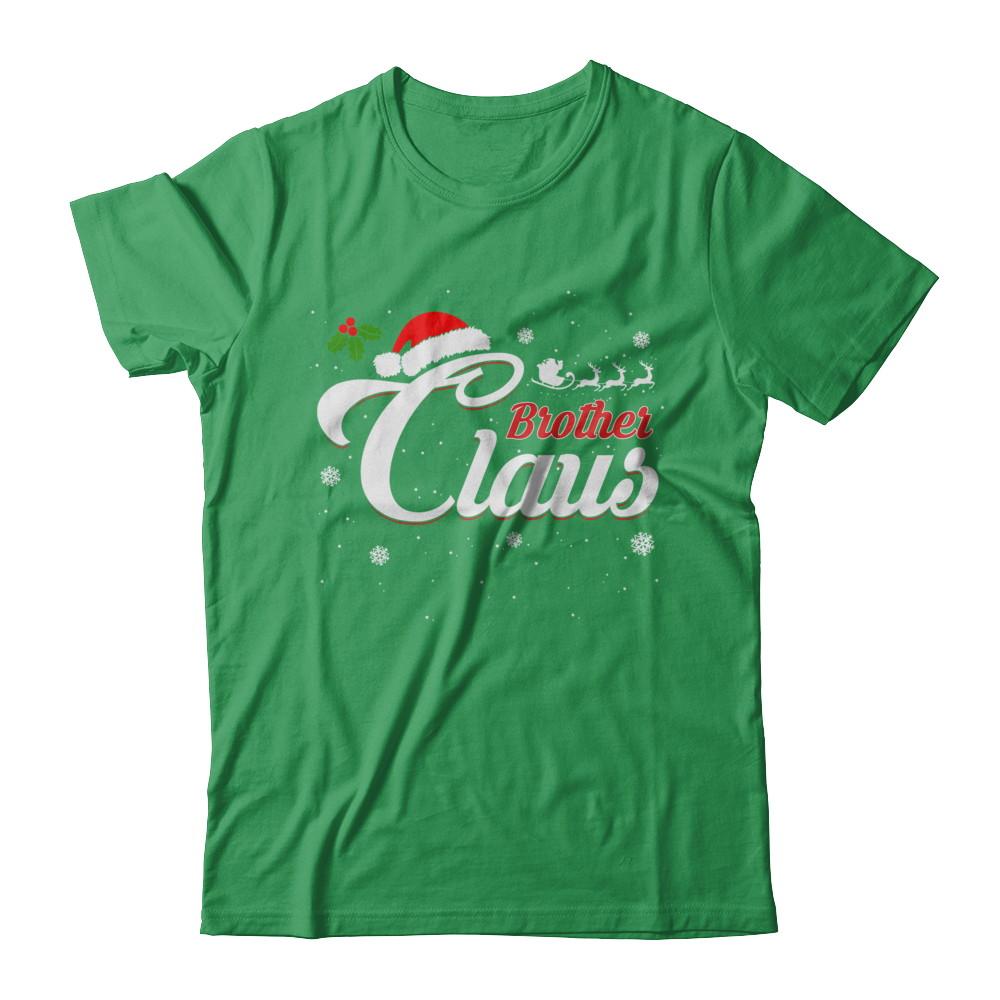 Matching Family Christmas Brother Claus-T-Shirt & Sweatshirt-Premium T-Shirt-Kelly Green