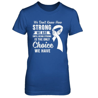 Being Strong Choice Lung Cancer-T-Shirt & Hoodie-Women's T-Shirt-Royal