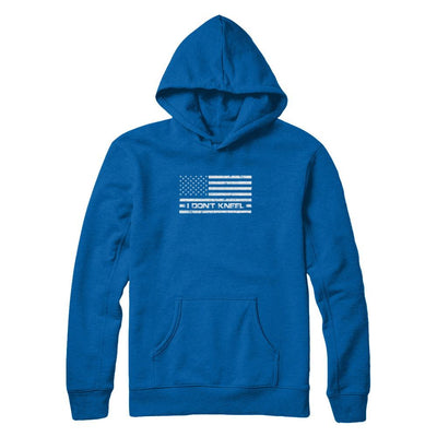 I Don't Kneel Us Flag-T-Shirt & Tank Top-Pullover Hoodie-Royal
