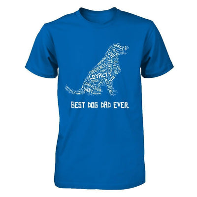 Best Dog Dad Ever Golden Retriever Lovers-T-Shirt & Hoodie-Classic T-Shirt-Royal