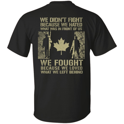 Canada Veteran Affairs-T-Shirt & Hoodie-Classic T-Shirt-Black