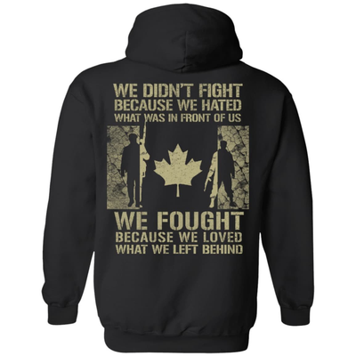 Canada Veteran Affairs-T-Shirt & Hoodie-Pullover Hoodie-Black