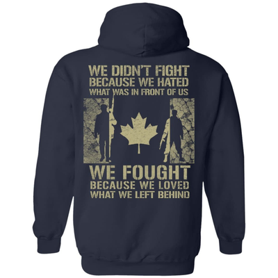 Canada Veteran Affairs-T-Shirt & Hoodie-Pullover Hoodie-Navy