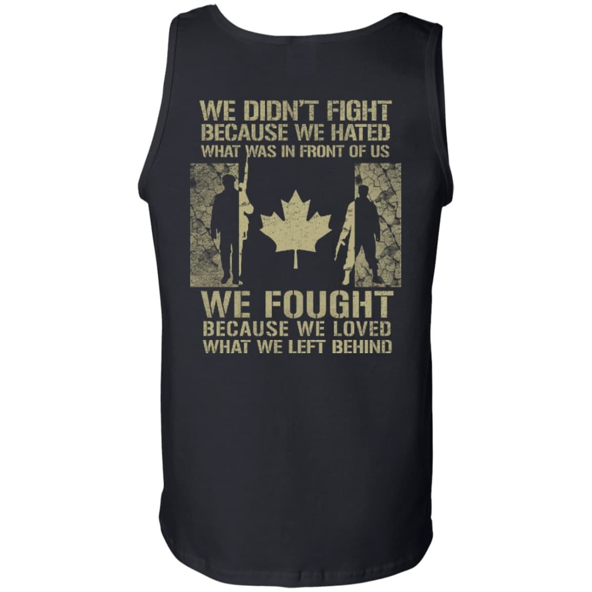 Canada Veteran Affairs-T-Shirt & Hoodie-Unisex Tank-Black