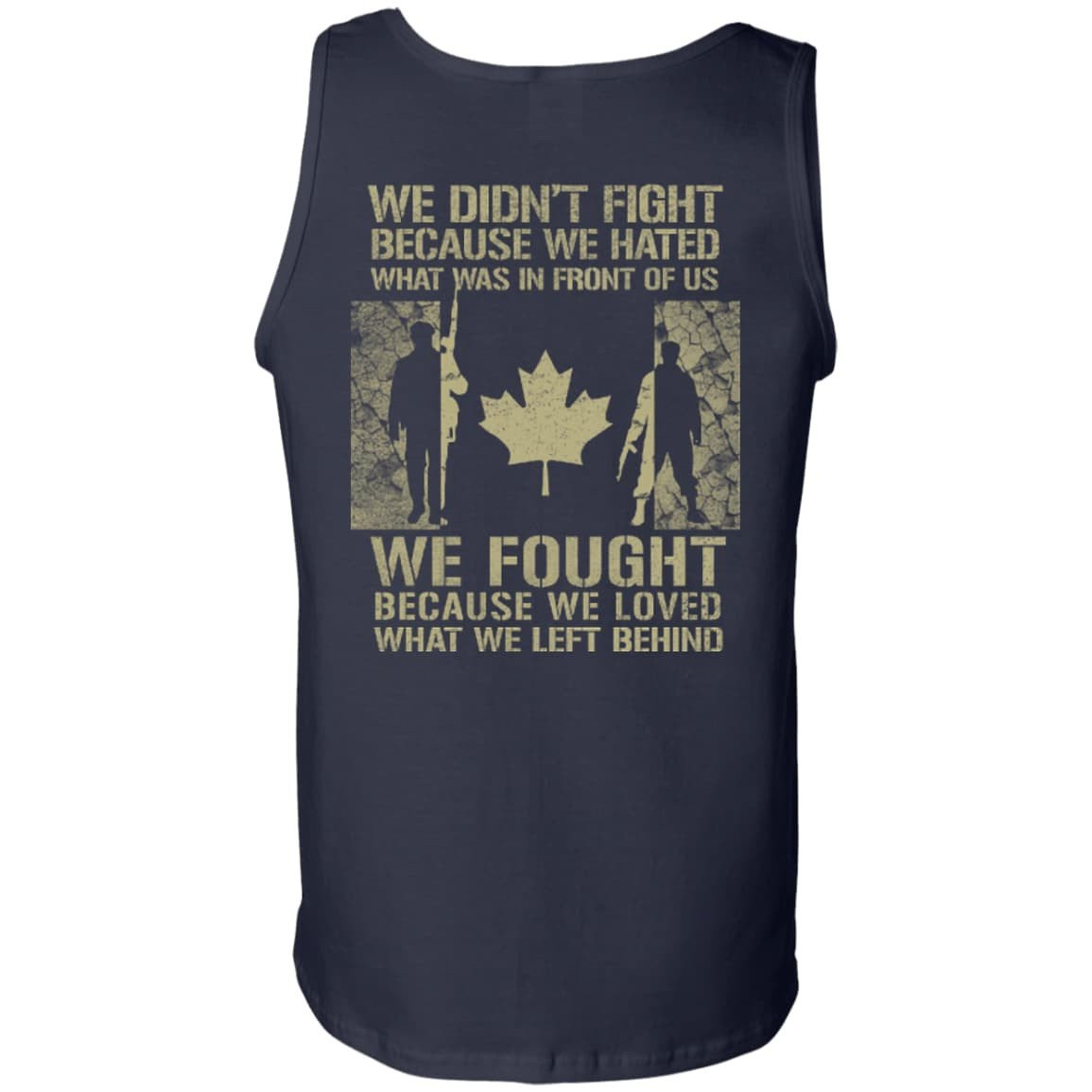 Canada Veteran Affairs-T-Shirt & Hoodie-Unisex Tank-Navy