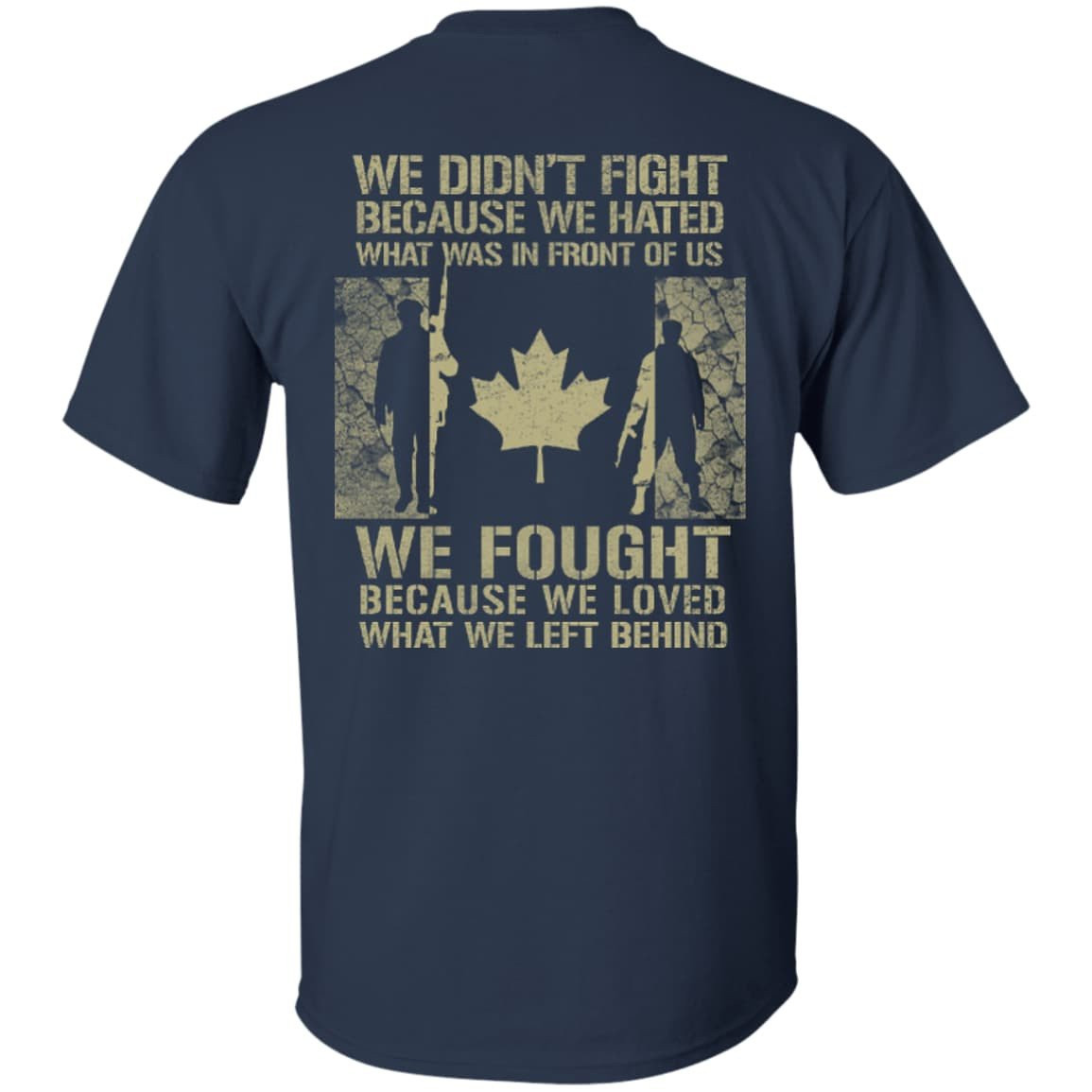 Canada Veteran Affairs-T-Shirt & Hoodie-Classic T-Shirt-Navy