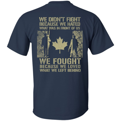 Canada Veteran Affairs-T-Shirt & Hoodie-Classic T-Shirt-Navy