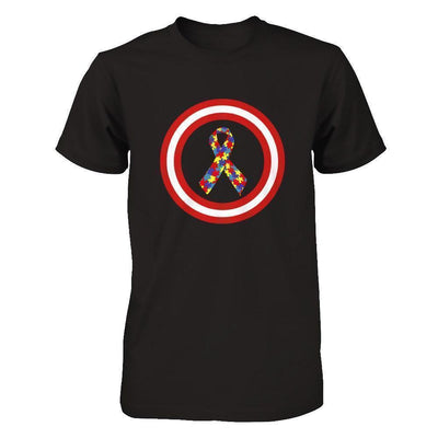 Captain Autism Awareness-T-Shirt & Hoodie-Premium T-Shirt-Black