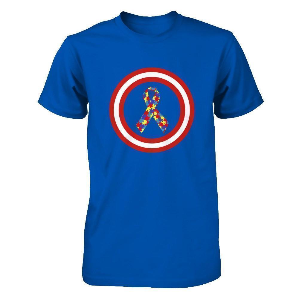 Captain Autism Awareness-T-Shirt & Hoodie-Premium T-Shirt-Royal