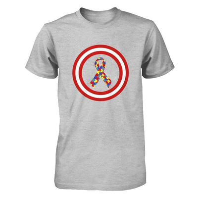Captain Autism Awareness-T-Shirt & Hoodie-Premium T-Shirt-Heather Gray