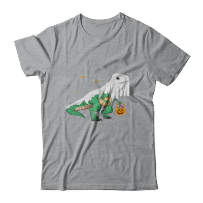 Halloween T Rex Dinosaur Ghost Trick Or Treat-T-Shirt & Hoodie-Classic T-Shirt-Sport Grey