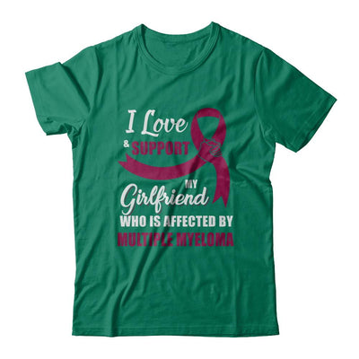 Multiple Myeloma Awareness Support Burgundy Girlfriend Boyfriend-T-Shirt & Hoodie-Classic T-Shirt-Kelly Green