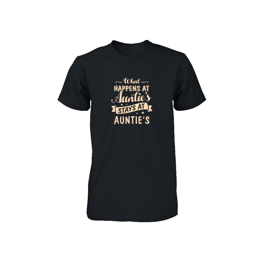What Happens At Auntie's Stays At Auntie's Youth-Youth Shirt-Toddler T-Shirt-Black
