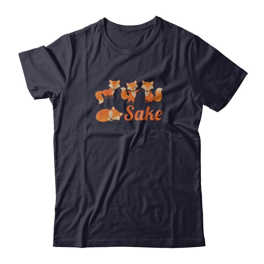 Cute Colorful For Fox Sake-T-Shirt & Tank Top-Premium T-Shirt-Midnight Navy