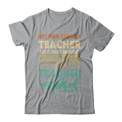 Vintage Someone Special To Be A Teacher Shark Gift-T-Shirt & Hoodie-Classic T-Shirt-Sport Grey