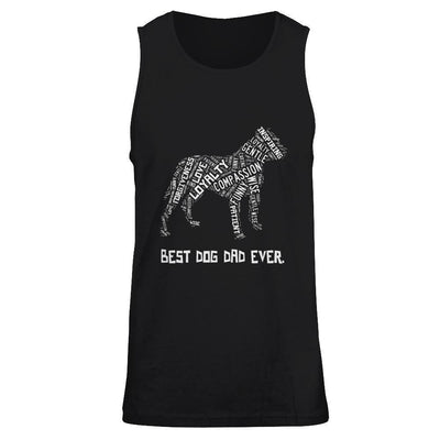 Best Dog Dad Ever Pitbull Lovers-T-Shirt & Hoodie-Unisex Tank-Black