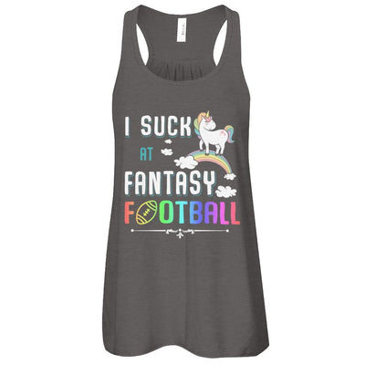 I Suck At Fantasy Football Unicorn-T-Shirt & Tank Top-