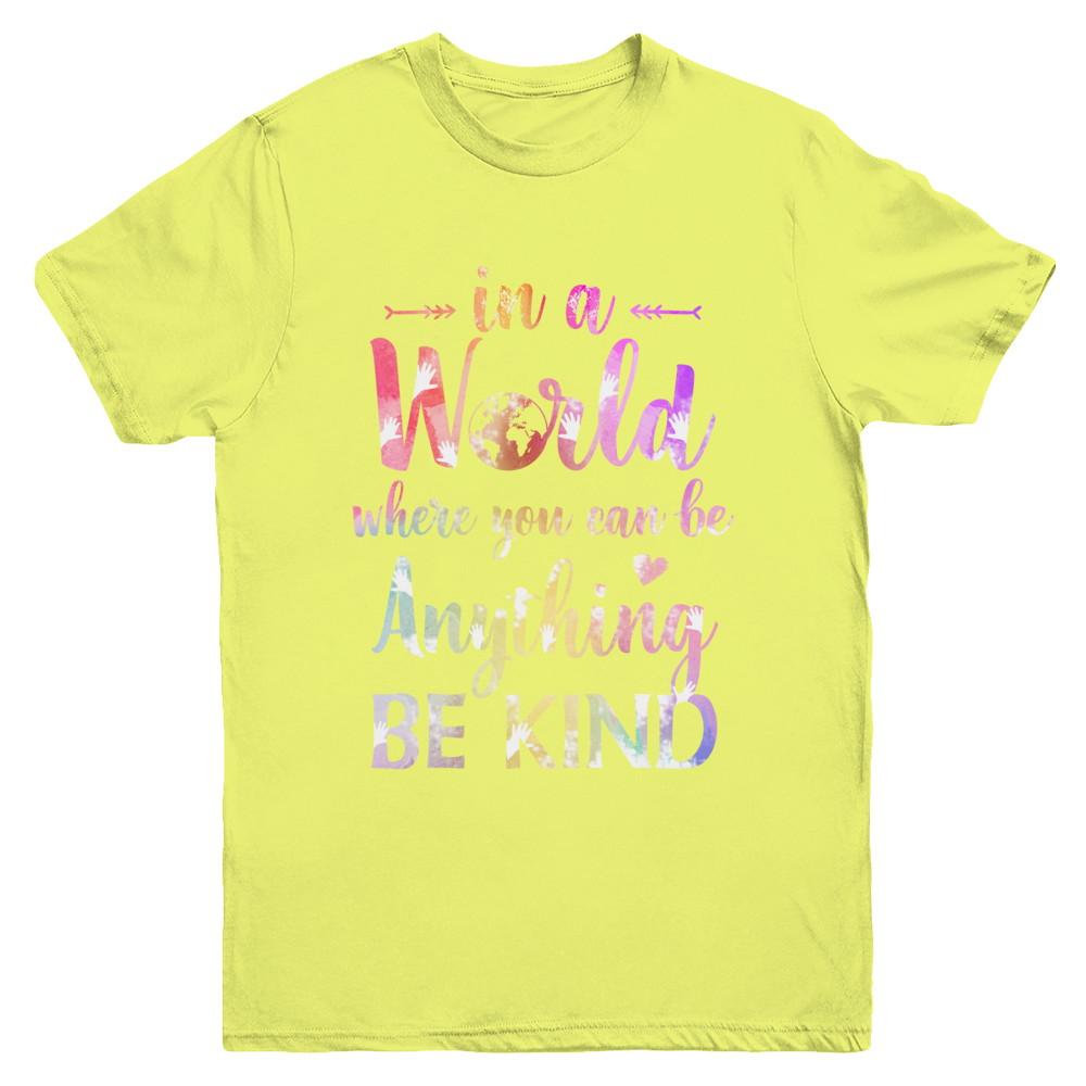 Autism In A World Where You Can Be Anything Be Kind Youth-Youth Shirt-Youth T-Shirt-Daisy
