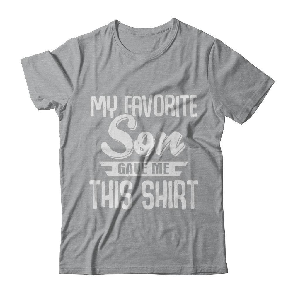 My Favorite Son Gave Me This-T-Shirt & Hoodie-Classic T-Shirt-Sport Grey