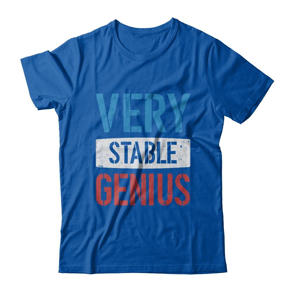 Very Stable Genius-T-Shirt & Hoodie-Premium T-Shirt-Royal