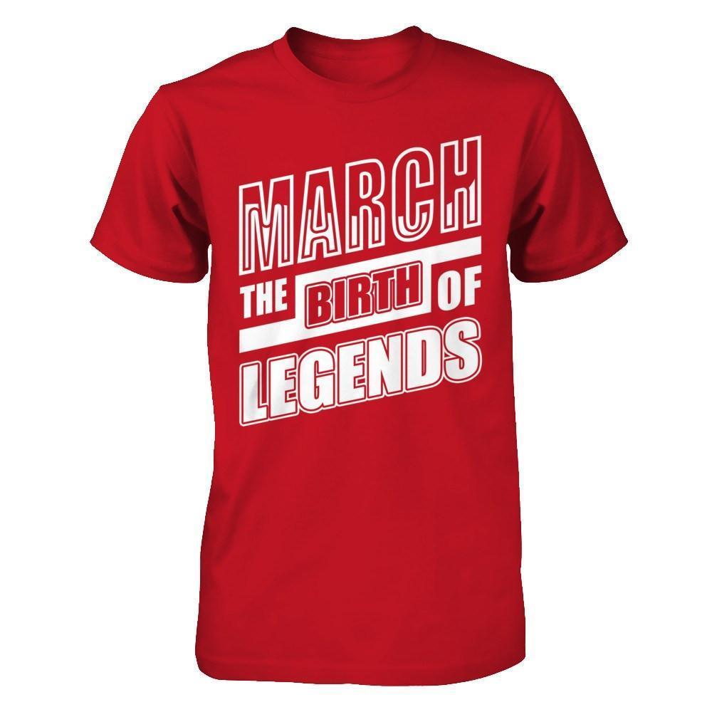 March The Birth Of Legends-T-Shirt & Hoodie-Classic T-Shirt-Red