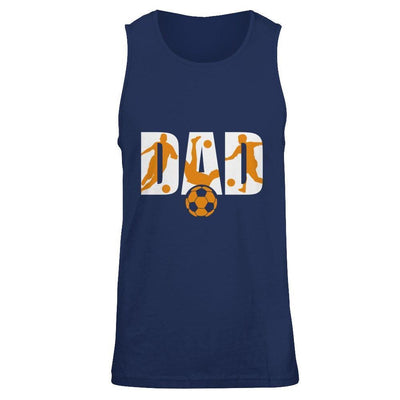 Soccer Dad Father's Day-T-Shirt & Hoodie-Unisex Tank-Navy