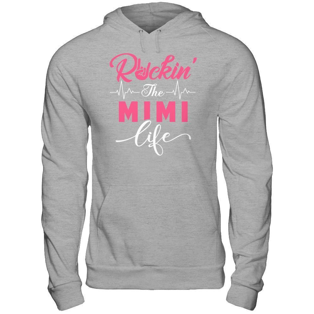 Rockin' The Mimi Life-T-Shirt & Hoodie-Pullover Hoodie-Sport Grey