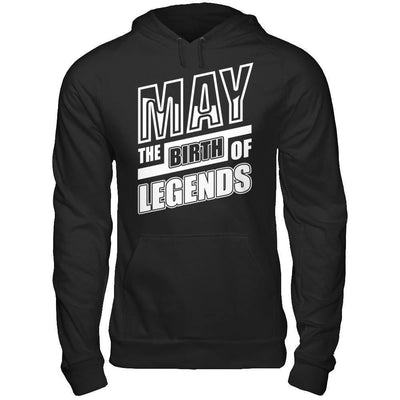 May The Birth Of Legends-T-Shirt & Hoodie-Pullover Hoodie-Black