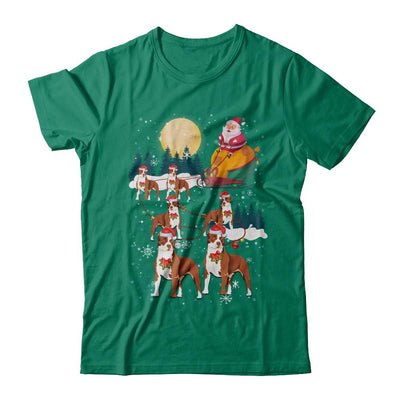 Dog Reindeer Pit bull Christmas Gift-T-Shirt & Sweatshirt-Classic T-Shirt-Kelly Green