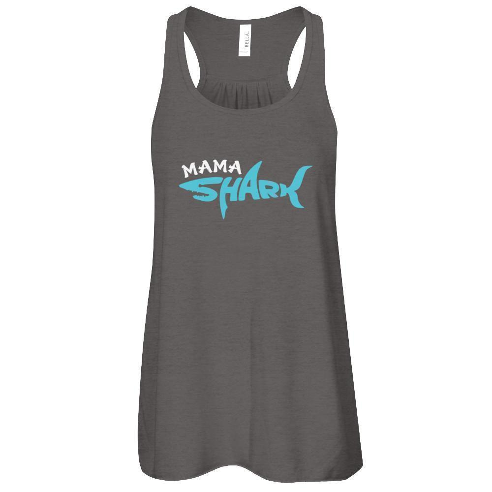 Mama Shark Lovers Best Mom-T-Shirt & Tank Top-