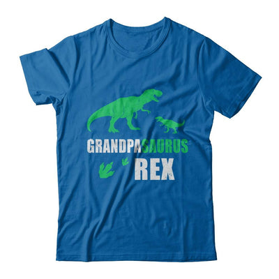 Dinosaur T-Rex Grandpasaurus Grandpa Saurus Fathers Day-T-Shirt & Hoodie-Classic T-Shirt-Royal