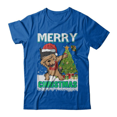 Cute Yorkshire Terrier Claus Merry Christmas Ugly Sweater-T-Shirt & Sweatshirt-Premium T-Shirt-Royal
