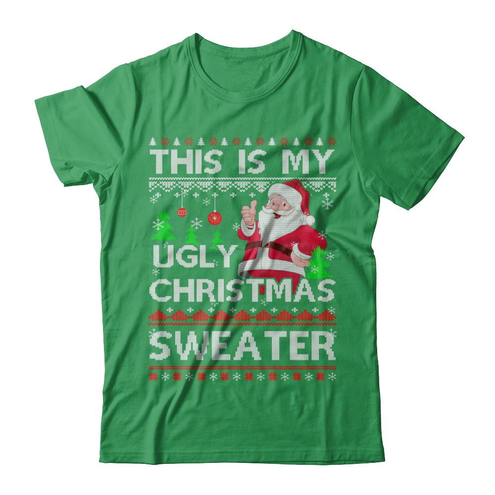 This Is My Ugly Christmas Sweater-T-Shirt & Sweatshirt-Premium T-Shirt-Kelly Green