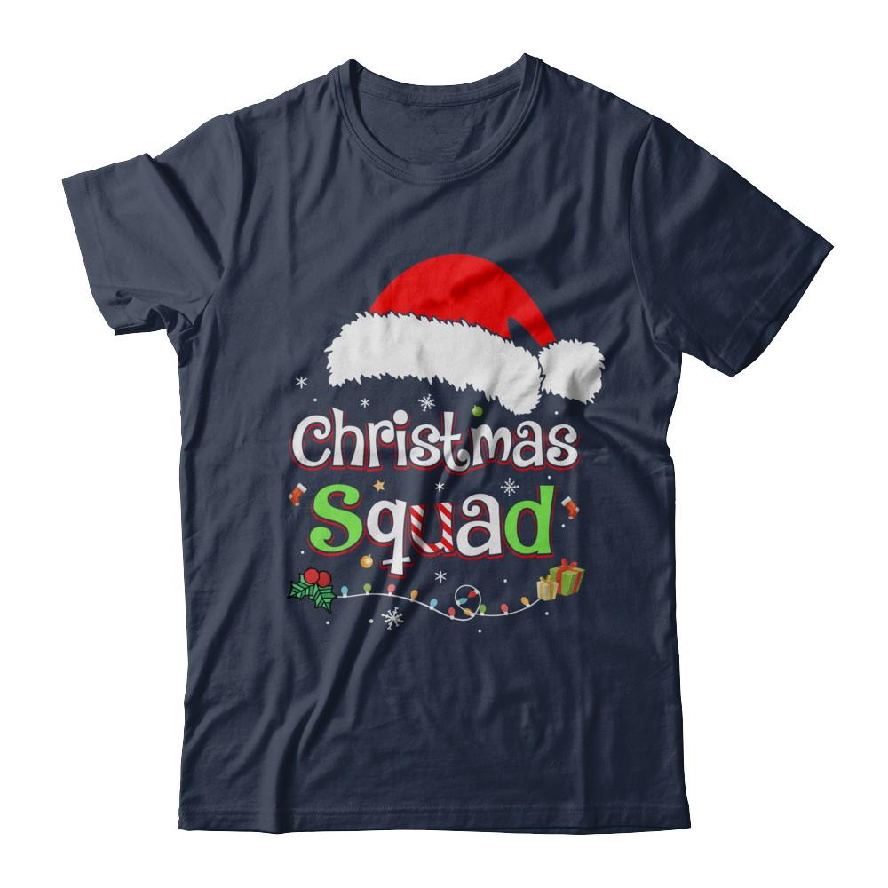 Santa Family Matching Pajamas Christmas Squad-T-Shirt & Sweatshirt-Classic T-Shirt-Navy