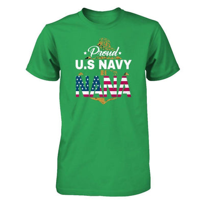 Proud US Navy Nana-T-Shirt & Hoodie-Premium T-Shirt-Kelly Green